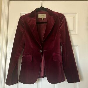 Burberry velvet blazer